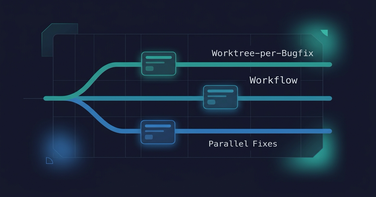 worktree-per-bugfix cover